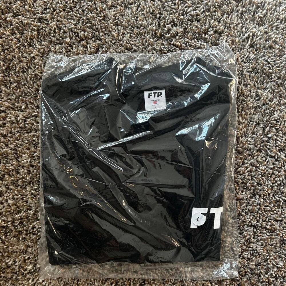 Ftp flocked logo tee large